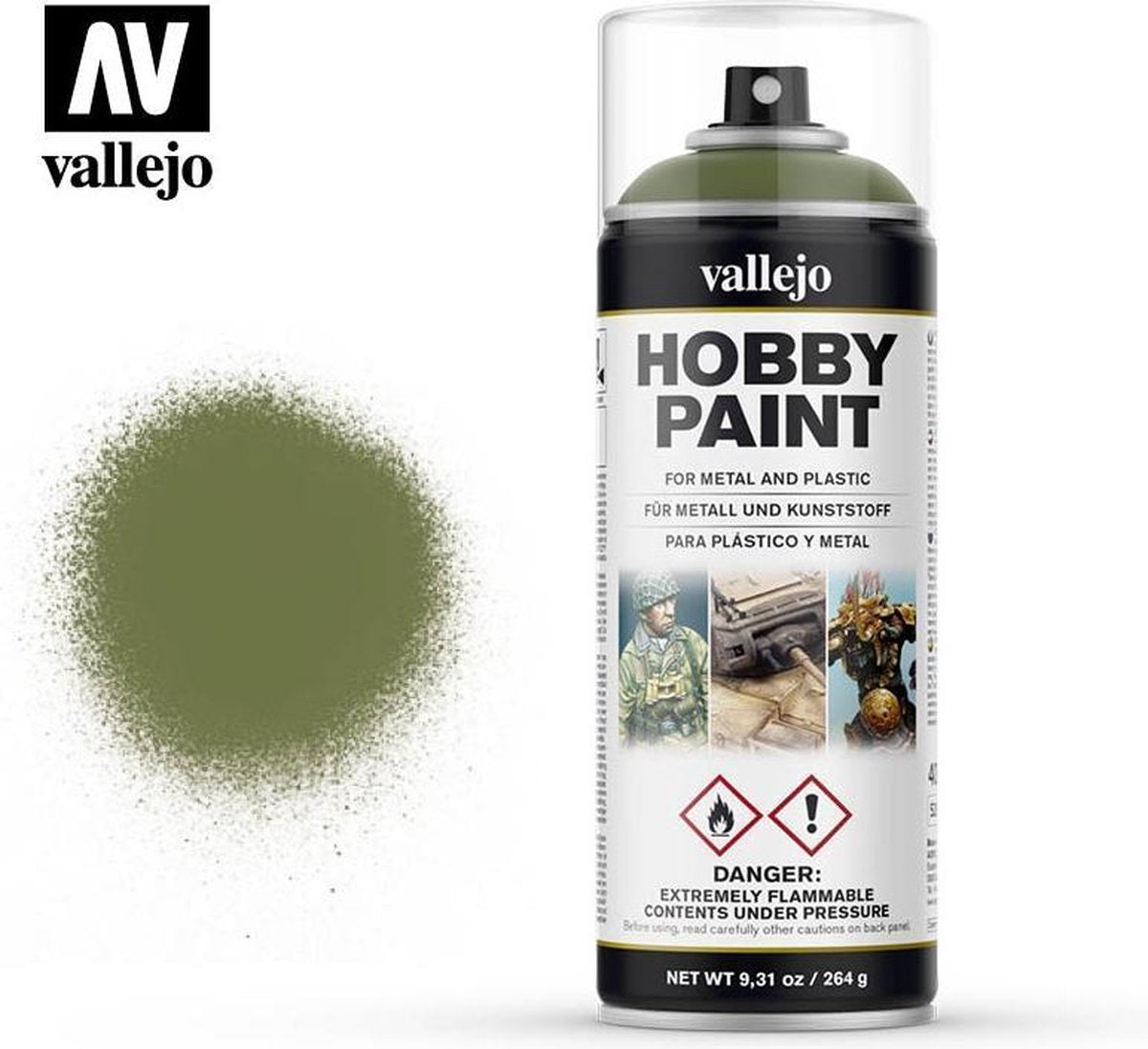 Vallejo val28027 - primer verde goblin - vernice spray 400 ml