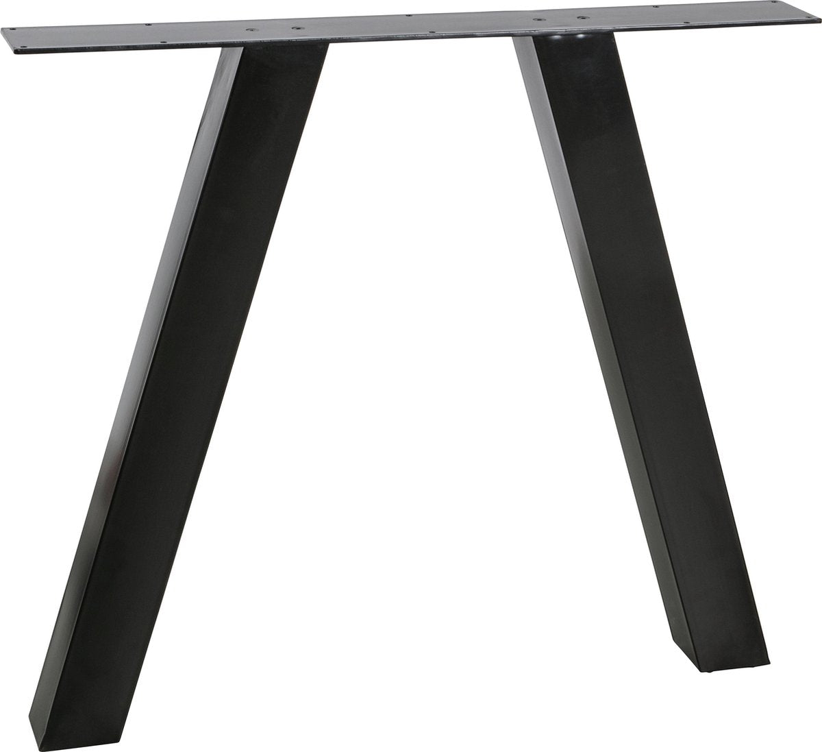Gamba per tablo utrecht in legno kd 1 pezzo - metallo - nero - 72x79x10