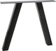 Gamba per tablo utrecht in legno kd 1 pezzo - metallo - nero - 72x79x10