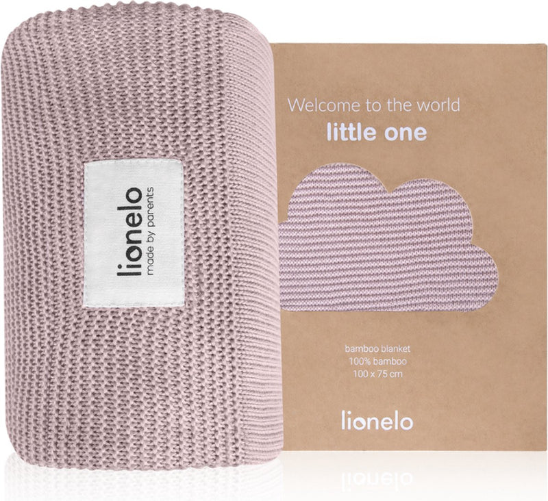 Coperta Lionelo in bambù - coperta deluxe per bebè - ipoallergenica - antibatterica - antifungina - 100% cotone di bambù - termoregolante - morbida traspirante - sostenibile - lavabile - dalla nascita - 100×75 cm