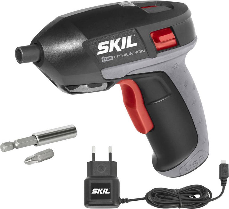 Destornillador inalámbrico skil 4v - destornillador inalámbrico - cargador micro USB - estuche incluido 35 puntas de destornillador - 2636 ad