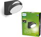 Lampada da parete Philips LED mimosa per esterno - antracite - luce bianca calda - 7 w