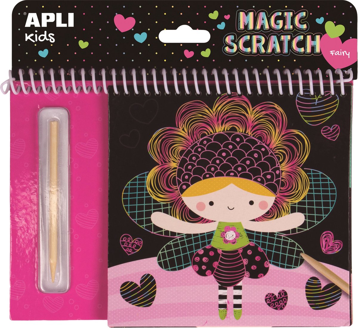 Apli kids apli - fee kras kleuren boek (8 vel)