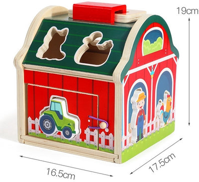Granja clasificadora de formas de Playwood