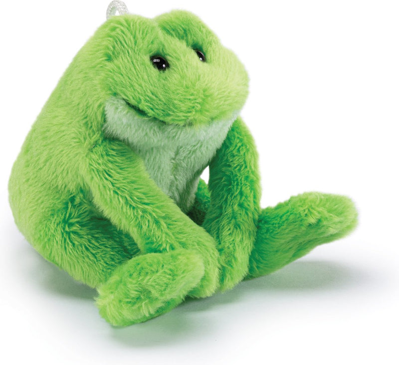 Trudi - dulce colección rana de peluche de 9 cm - hecho a mano en Italia - peluche suave - peluche para niños y niñas - verde - 7x8x9 cm talla xxs