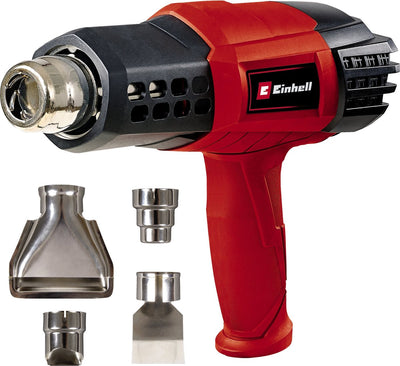 Decapante eléctrico Einhell te-ha 2000 e - 2000 w - 9 niveles de temperatura 50-550° - 3 niveles de flujo de aire - incl. numerosos accesorios para boquillas