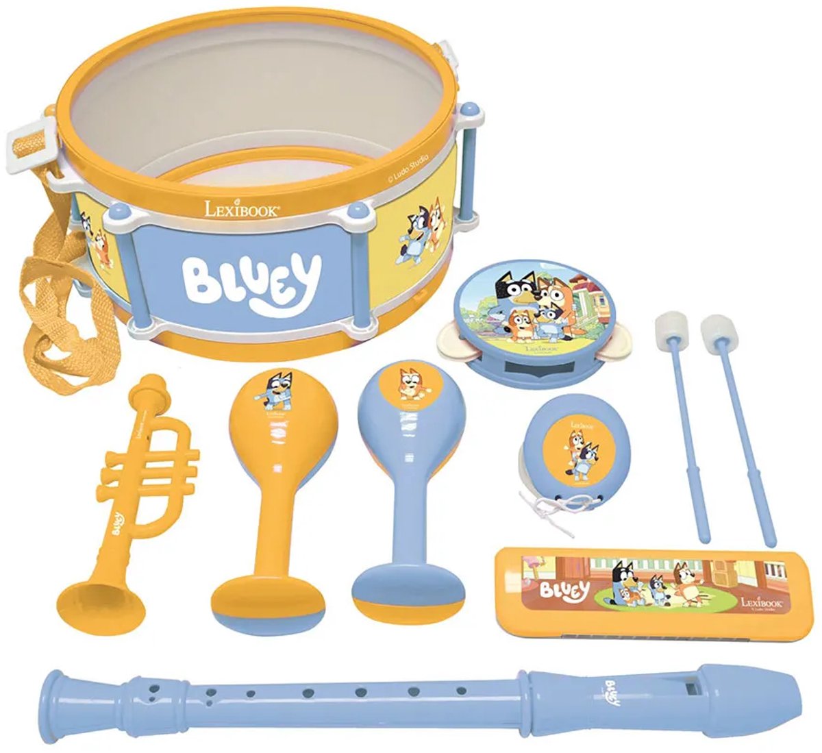 Lexibook set musica bluey 7 pezzi