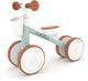 Chillafish loopfiets 1 jaar voor jongens en meisjes - loopwagen voor peuters - groen en bruin - lichtgewicht met verstelbaar stuur - stille anti slip banden voor binnen en buiten - model quadi