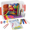 Caja de manualidades moxy creative craft group 24x18x12cm 240 piezas