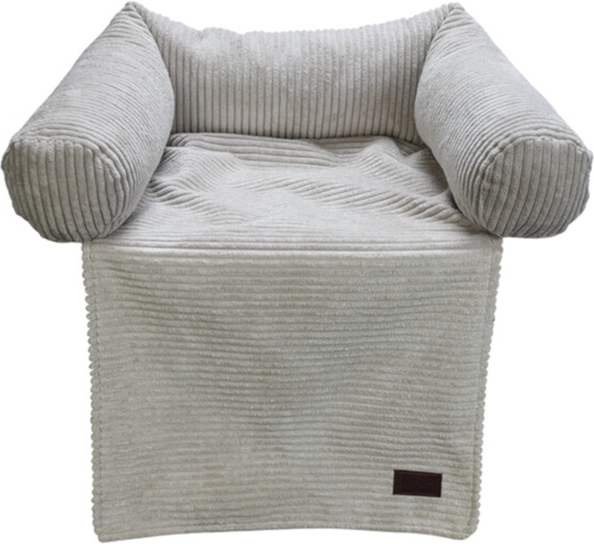Designed by Lotte Cuscino per divano a coste - cuscino per cani - grigio chiaro - 50x50x30 cm