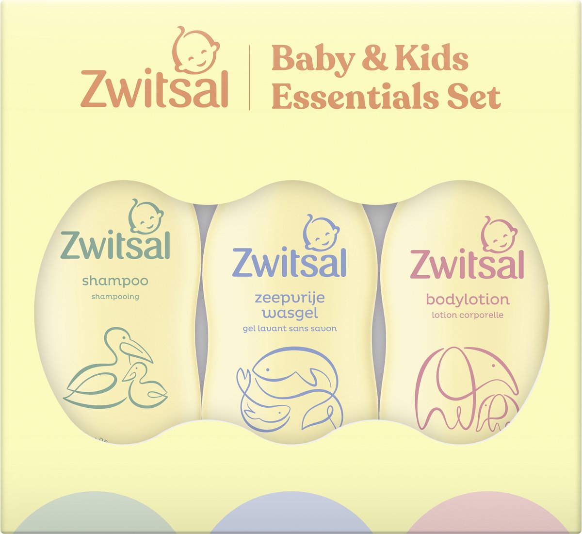 Zwitsal - set regalo Essentials - neonati e bambini - 3 x 200 ml