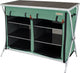 Armadio da campeggio Eurotrail Brocas 110 x 52 x 90 cm alluminio verde nero