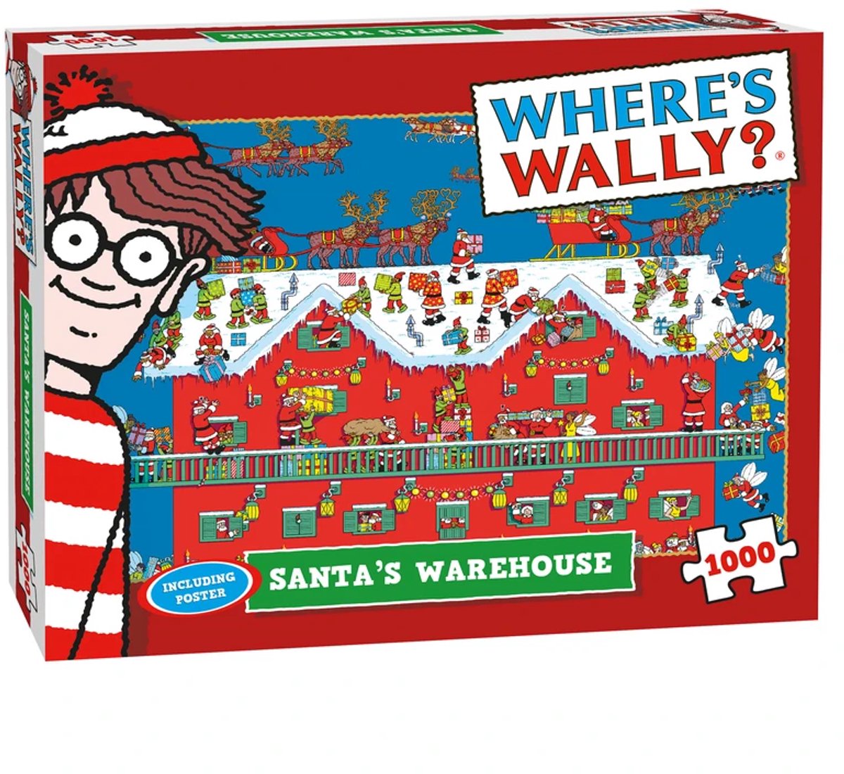 Where's wally kerstpuzzel whereâ€™s wally santa's warehouse 1000 stukjes