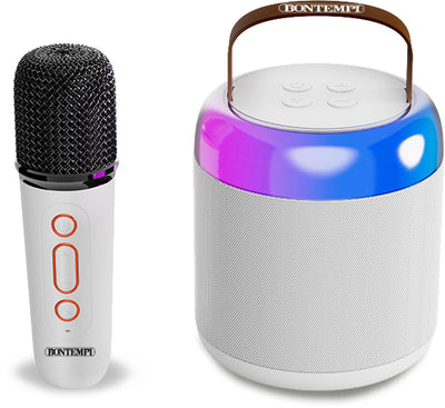 Bontempi spa bontempi - mini altoparlante wireless - incluso microfono wireless - effetti di luce