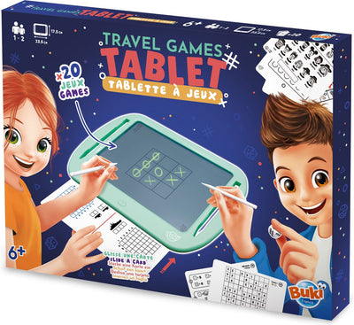 Buki France Buki - writing board with 20 board games - travel games