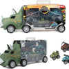 World of dinosaurs dinotruck met 3 pull-back auto's