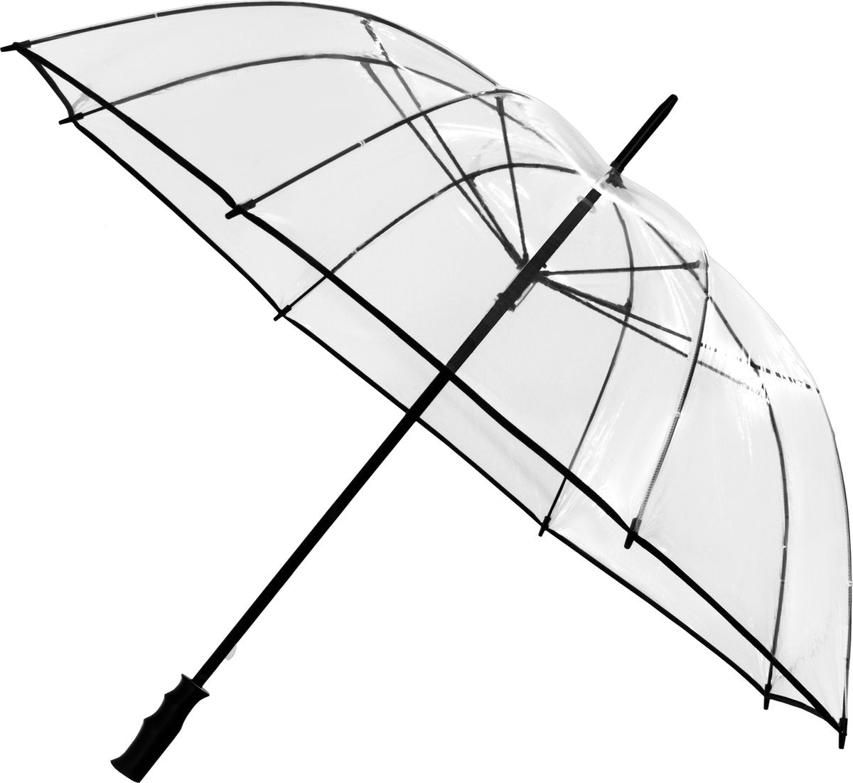 Falconetti - paraguas - ø 110 cm - resistente al viento - transparente
