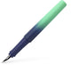 Penna stilografica Faber-castell - penna in poliestere - media - blu ronzio - fc-241018