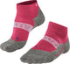 Falke ru4 cool short anti-ampolla material funcional calcetines para correr mujeres rojo - talla 39-40