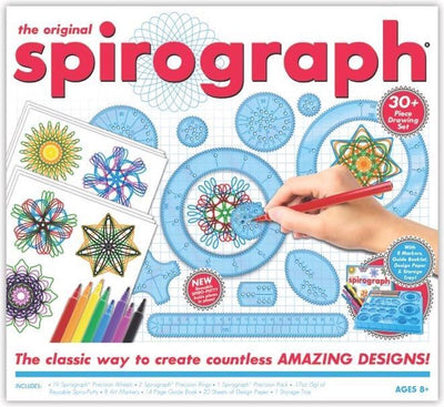 Spirograph Play establecido con marcadores