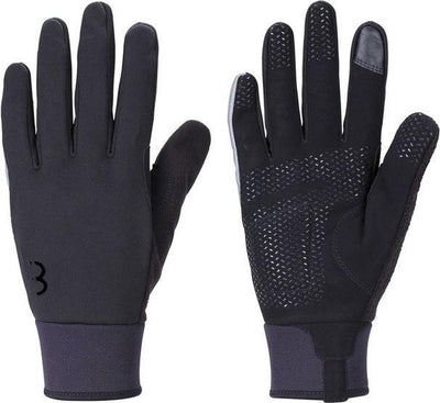 Bbb cycling controlzone fietshandschoenen winter - 5 - 10 ℃ - winddichte wielrenhandschoenen heren dames - sporthandschoenen - touchscreen compatibel - zwart - maat xxl - bwg-36