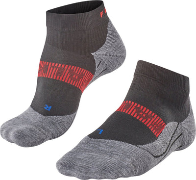 Falke ru4 cool calzini corti da corsa in materiale funzionale antivesciche da uomo neri - taglia 44-45