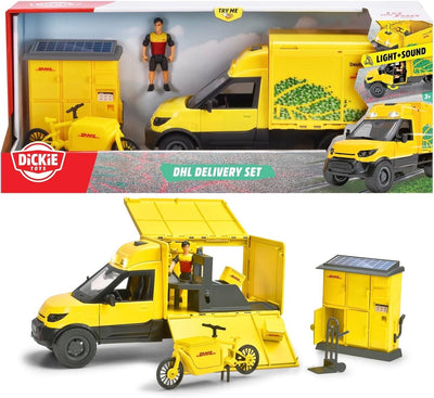 Juego de vehículos de paquete Dickie DHL