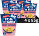 Batchelors big pasta 'n' salsa carbonara cremosa - piatto pronto in tazza - 4 pezzi - pronto velocemente