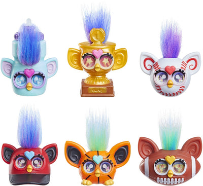 Furby minis confezione da 6 - personaggi sportivi