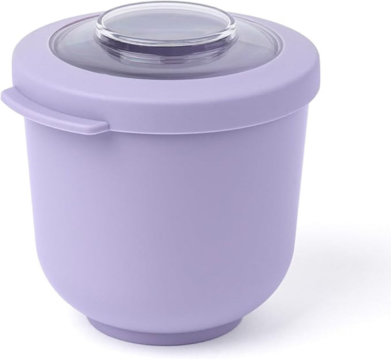 Amuse tylla lavender - 500ml - lunchbox – lunchtrommel - bowl met deksel - perfect afsluitbare vershouddoos - snackbox voor onderweg - bpa-vrij - paars