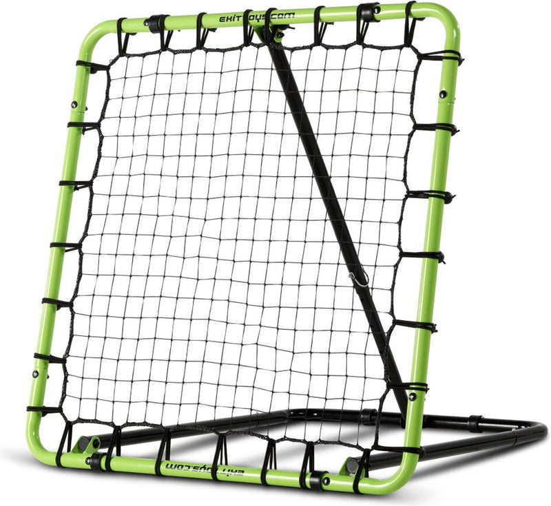 Exit toys exit tempo multisport rebounder 100x100cm - tchoukbal - voetbal rebounder - trainingsmateriaal - buiten - groen zwart