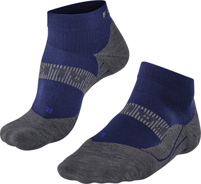 Falke ru4 cool calzini corti da corsa in materiale funzionale antivesciche da uomo blu - taglia 44-45