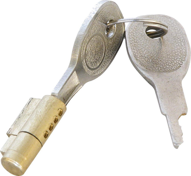 Acoplamiento de bola con cerradura de embutir Carpoint - incluye 2 llaves - seguridad de metal resistente - para remolque de caravana