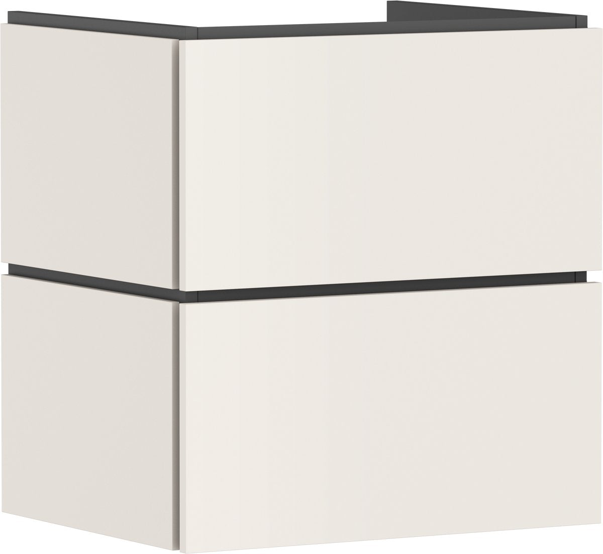 Hansgrohe xilesa e - mobile da bagno - misura 580 470 mm - 2 cassetti - per lavabo - beige sabbia opaco