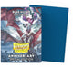 Dragonshield 100 caja de fundas dobles azul plateado edición aniversario