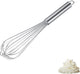 Westmark frusta pro - robusta frusta in acciaio inossidabile per uova, pasta e salse - pratica frusta per sbattere, mescolare e mescolare - argento, 38 cm
