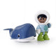 Tolo bio toy set balena e ragazzo della piscina - giocattoli educativi sostenibili.