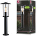 Paulmann bolderlamp classic insectvriendelijk ip44 500 mm 2200k 4,3w 420lm 230v zwart e27 metaal