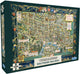 Gibsons - london town by southern railway - kerry lee - 1000 pieces - 68×49cm - jigsaw puzzle for adults