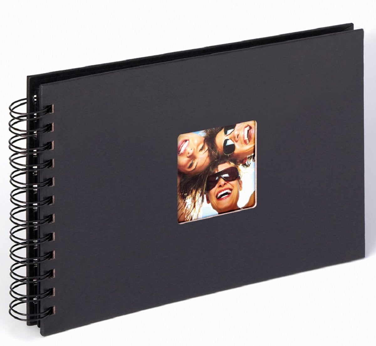 Walther sa-109-b fun - álbum en espiral - tamaño 23 x 17 cm - negro