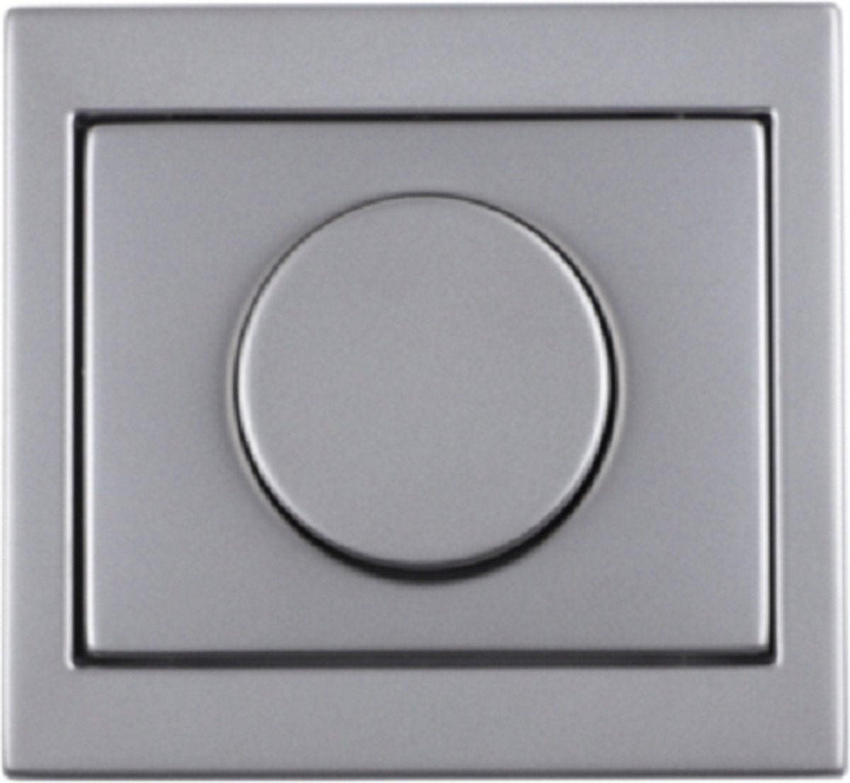 Atenuador pulsador berker k5 placa central acero inoxidable