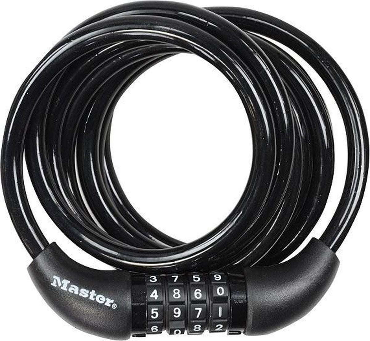 Masterlock spiral cable lock, 1.80m x 8mm - 8221eurdpro 8221eurdpro