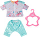 Completo casual per neonati acqua - vestiti per bambole 43 cm