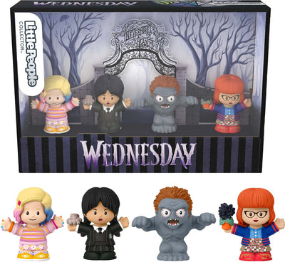 Fisher-Price Little People Collector Wednesday edizione speciale set per adulti e fan - 4 personaggi