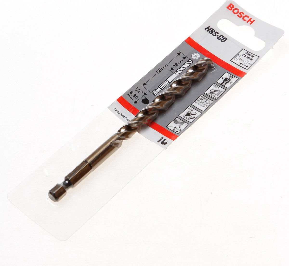 Bosch - taladro central hss-co 120