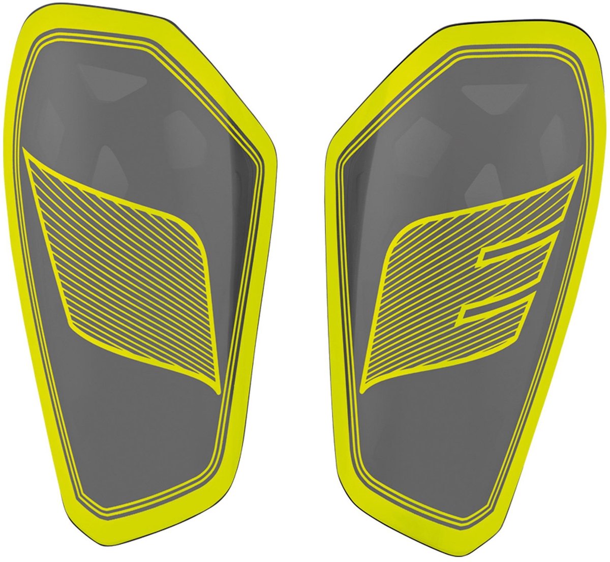 Espinillera Erima flex guard - amarillo negro | tamaño: s