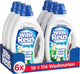 Gel gigante blanco - detergente líquido - ropa blanca - 6 x 19 lavados - pack económico