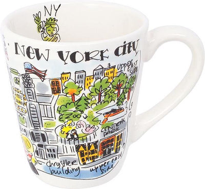 Tazza bionda amsterdam city new york - 350 ml