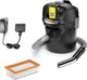 Kärcher ad 2 battery set as- en droogzuiger - incl. 18v 2,5 ah accu - 18 v - 14 liter - vlamvertragend - reboost filterreiniging