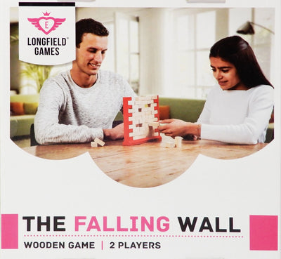 Wooden balance game falling wall